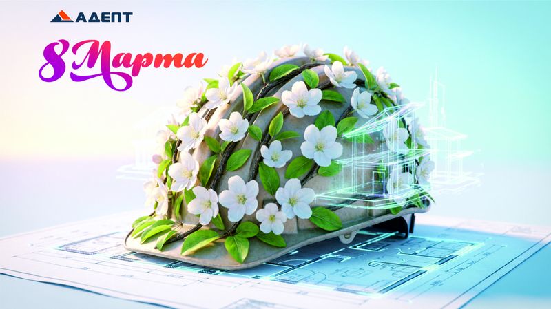 Команда Адепт поздравляет с 8 марта!